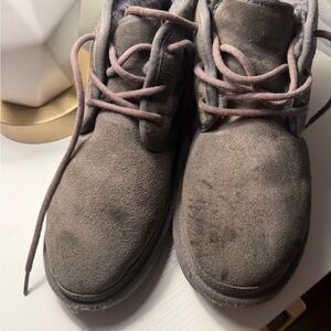 UGG Gray Rubber Sole Boots